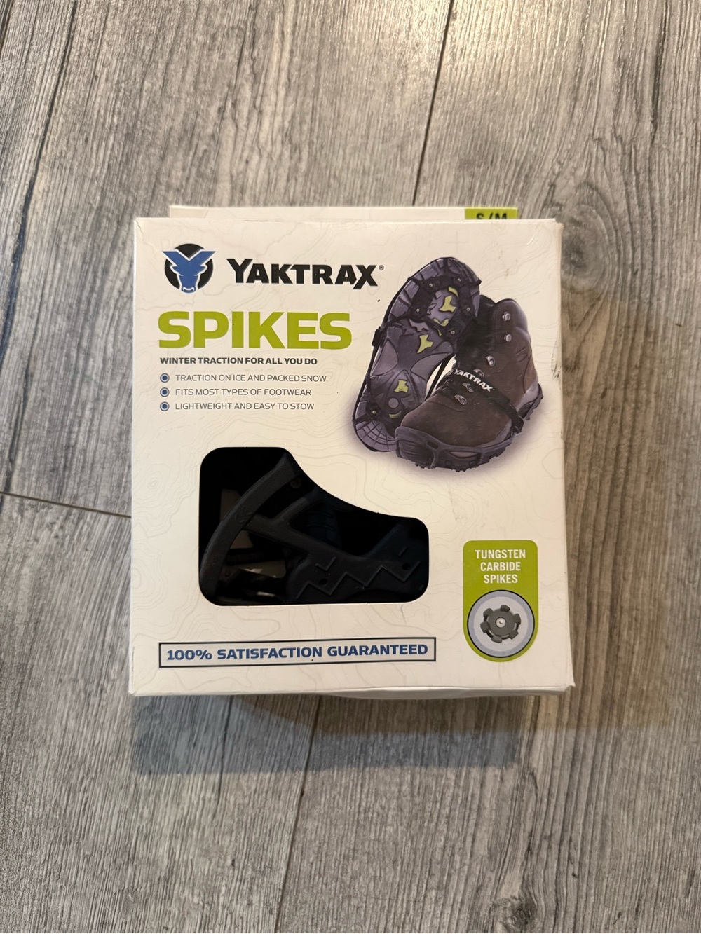 NWT Yaktrax spikes ice cleats S/M